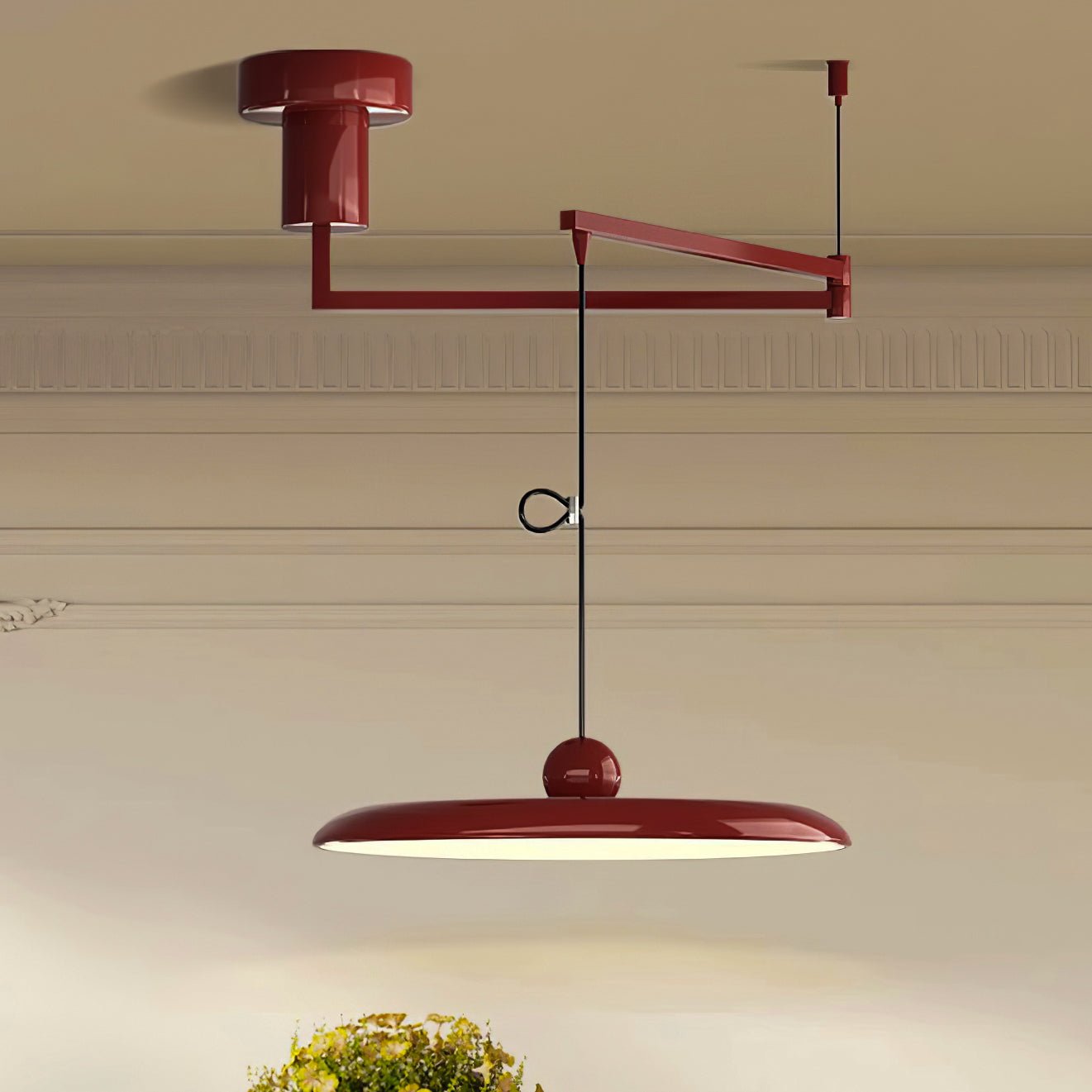 Flux Pendant Lights Morandi Adjustable Arm Close Up