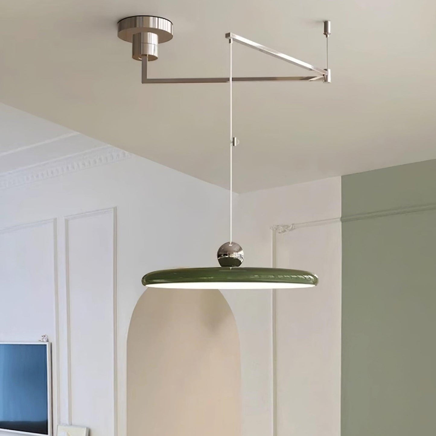 Flux Pendant Lights Morandi Adjustable Arm Front