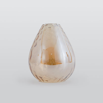 Glass Pendant Light Teardrop Dimpled Shade View 14