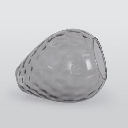 Glass Pendant Light Teardrop Dimpled Shade View 15