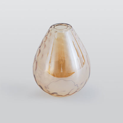 Glass Pendant Light Teardrop Dimpled Shade View 17