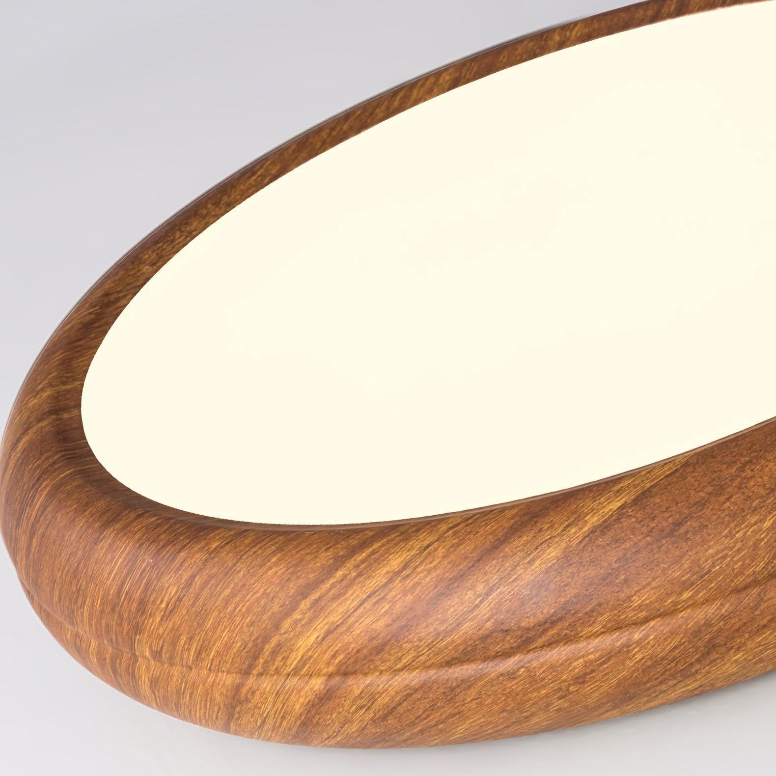 Grena Wood Grain Round Ceiling Light Alternate