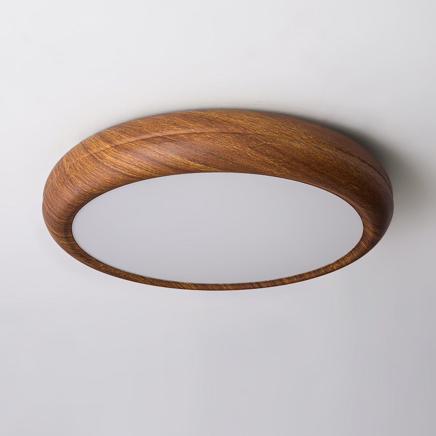 Grena Wood Grain Round Ceiling Light View 19