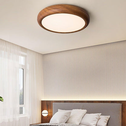 Grena Wood Grain Round Ceiling Light View 20
