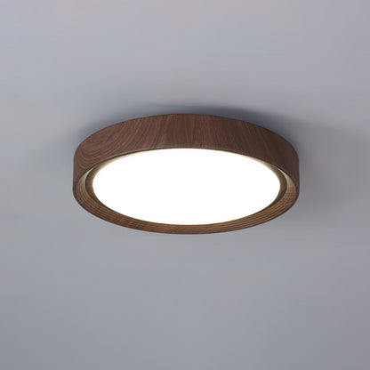 Grena Wood Grain Round Ceiling Light View 25