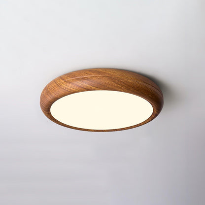 Grena Wood Grain Round Ceiling Light View 27