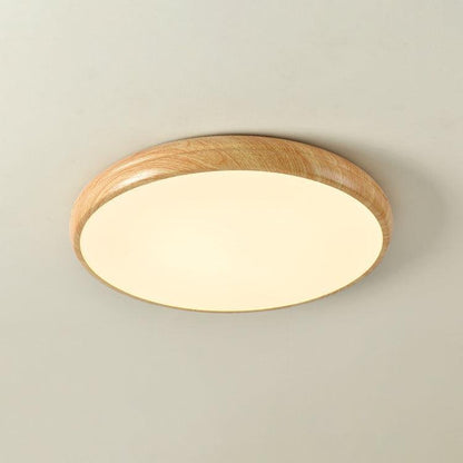 Grena Wood Grain Round Ceiling Light View 30