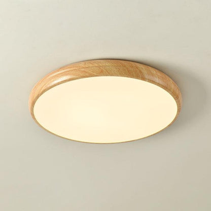 Grena Wood Grain Round Ceiling Light View 31