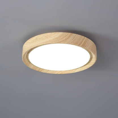 Grena Wood Grain Round Ceiling Light View 35