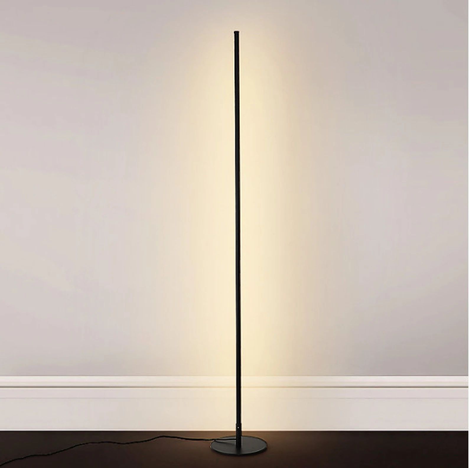Minimalist Floor Lamp with Light Bar | Modern Accent for Home