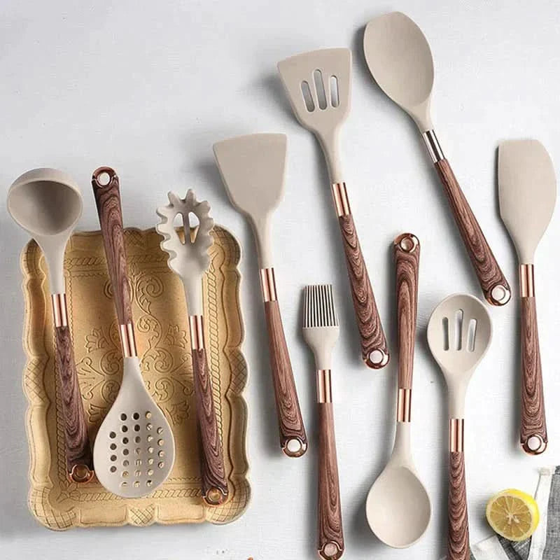 Kitchen Utensil Set | 10 Piece Heat Resistant Non Stick