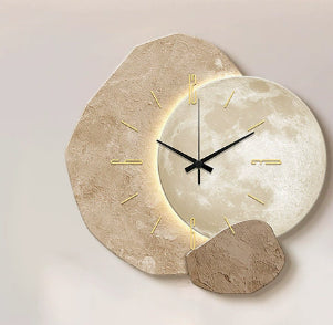 Modern Decorative Wall Clock | Silent Sweep With Ambient Backlight