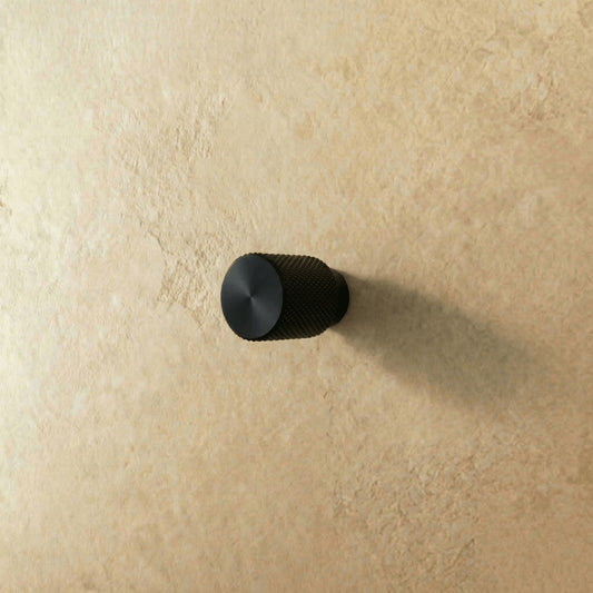 Industrial Brass Cabinet Knob Pull Bar Knurled Grip Hero