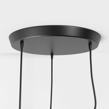 Industrial Iron Pendant Light Humanoid Figure Matte Black View 12