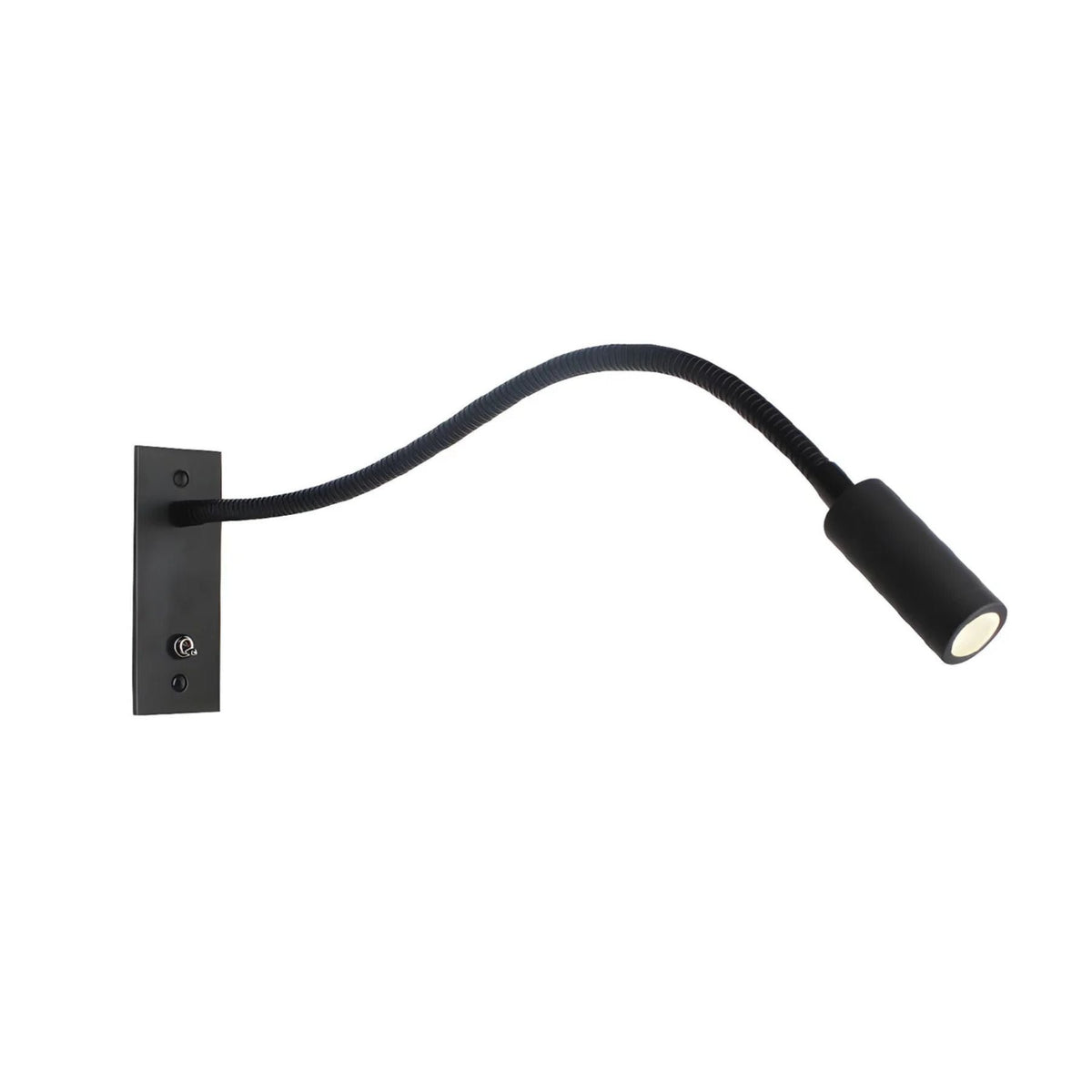 Industrial Metal Flexible Gooseneck Wall Lamp LED Front
