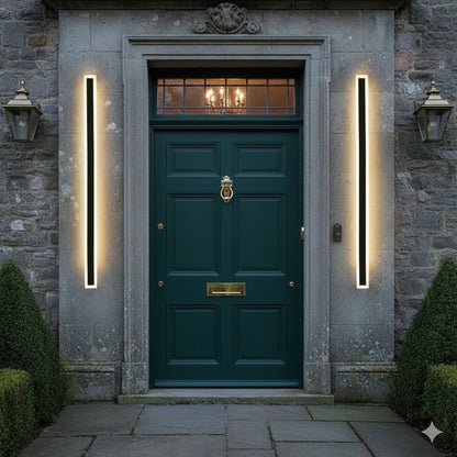 IP65 Modern Minimalism Decor Acrylic Black Outdoor LED Wall Lights View 13
