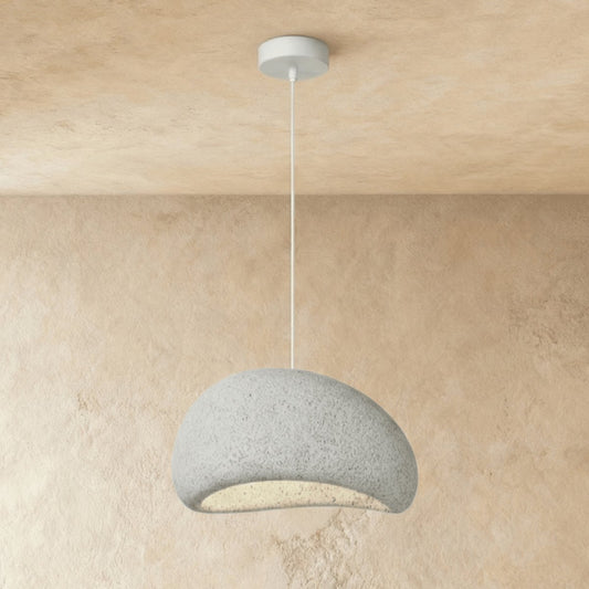 Japanese Sand Pendant Light Asymmetric Dome Hero