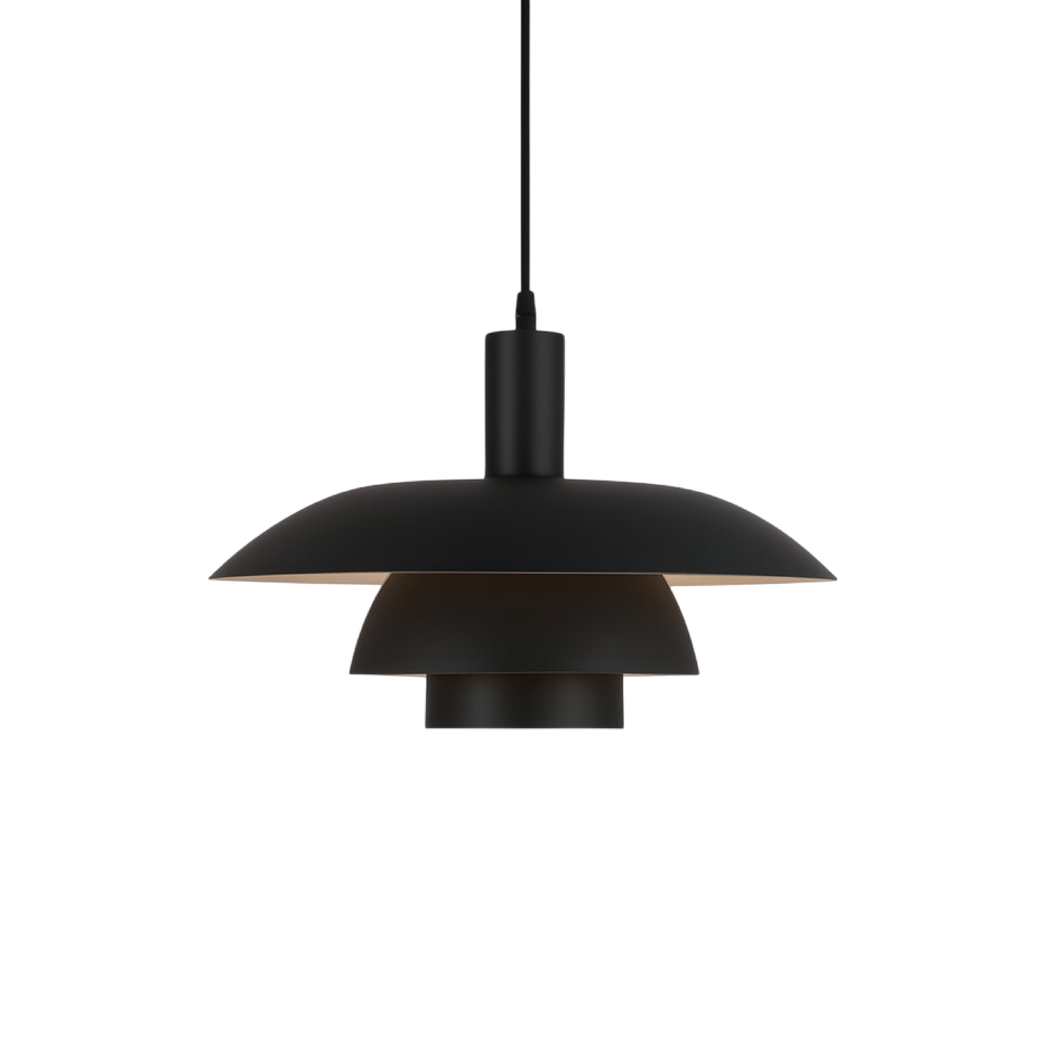 Pendant Light | Scandinavian Layered Shade For Dining Table Kitchen Island Living Room