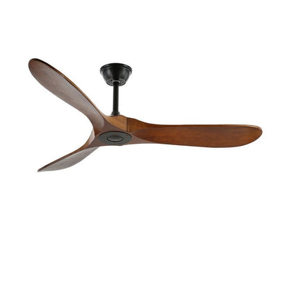 Leno Modern Walnut Wood Ceiling Fan with Remote View 11