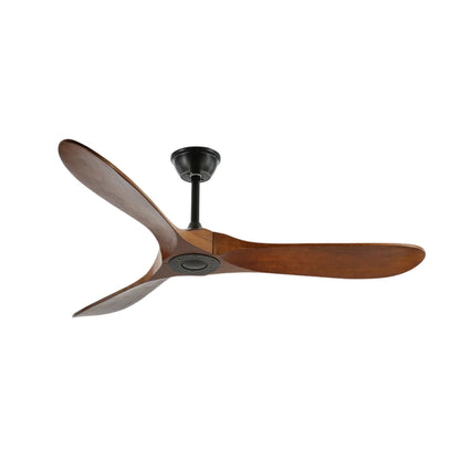 Leno Modern Walnut Wood Ceiling Fan with Remote View 14
