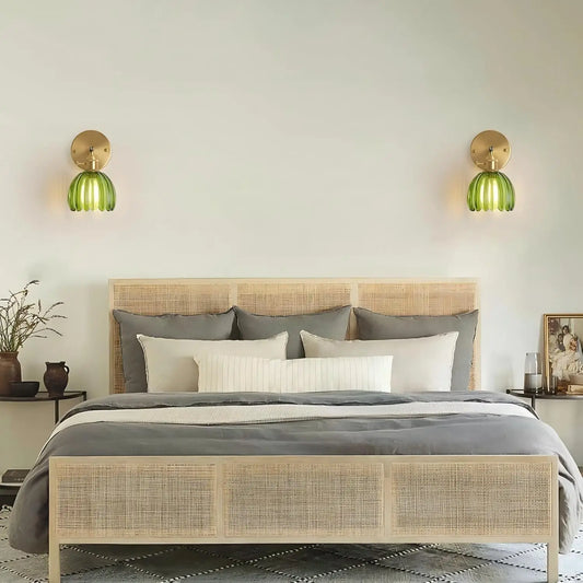 Retro Wall Light | Tulip Shade Sconce For Bedroom Hallway