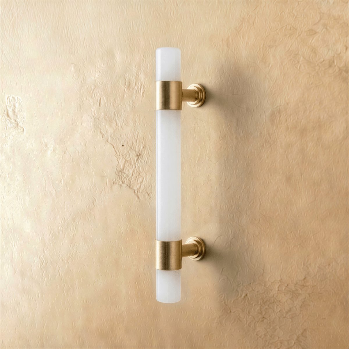 Marble Brass Cabinet Knob Pull Bar Cylinder View 13