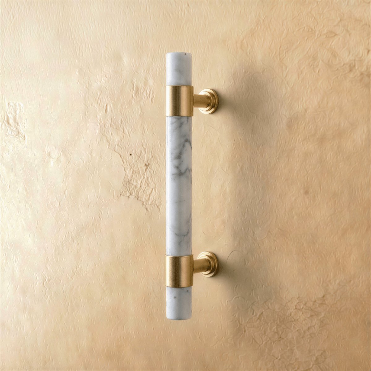 Marble Brass Cabinet Knob Pull Bar Cylinder View 15