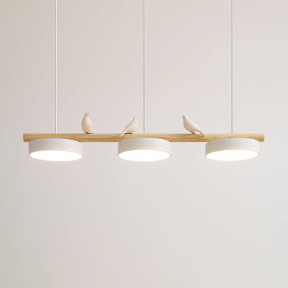 Metal Pendant Light Perched Birds LED View 11