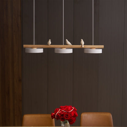 Metal Pendant Light Perched Birds LED View 12