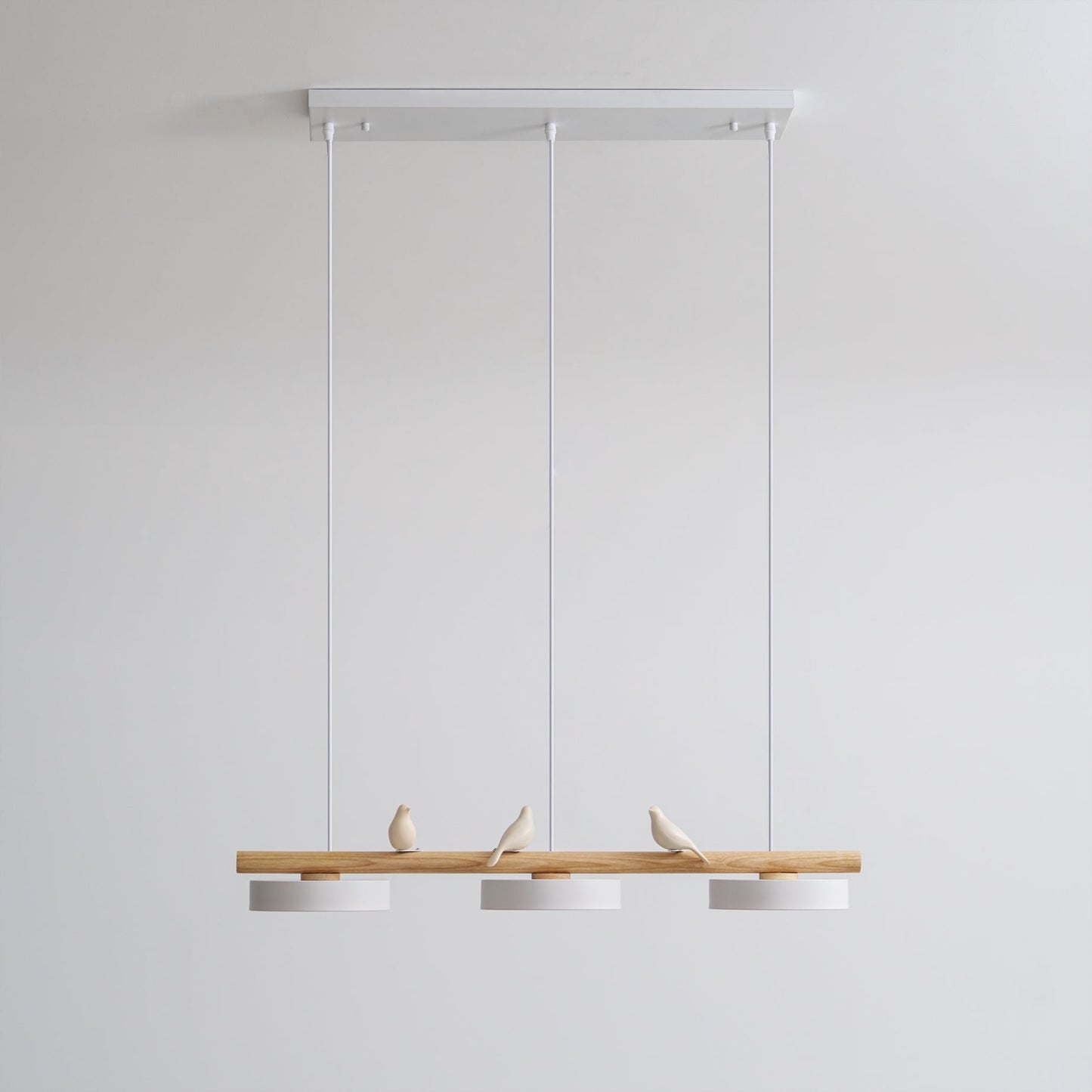 Metal Pendant Light Perched Birds LED View 13