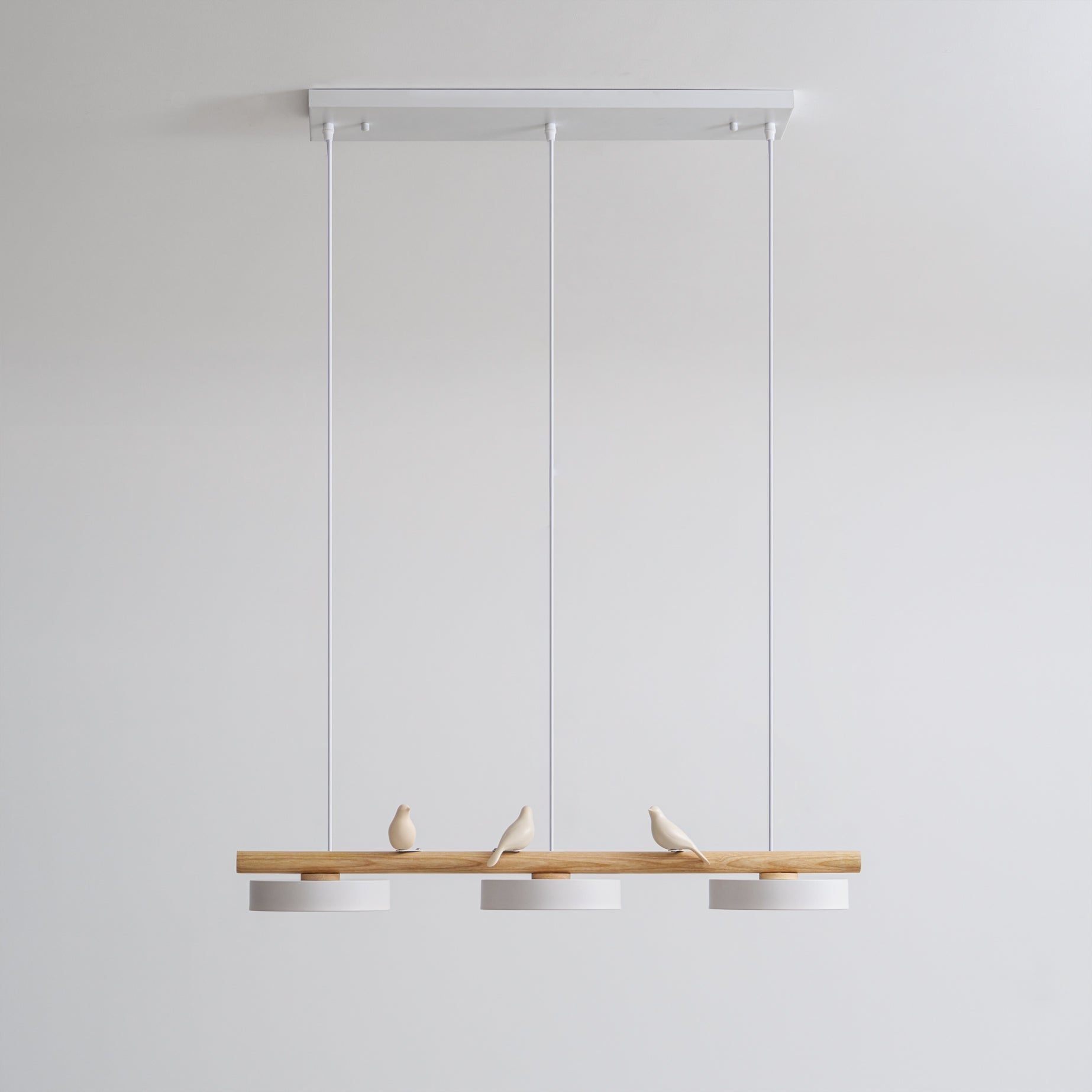 Metal Pendant Light Perched Birds LED View 13