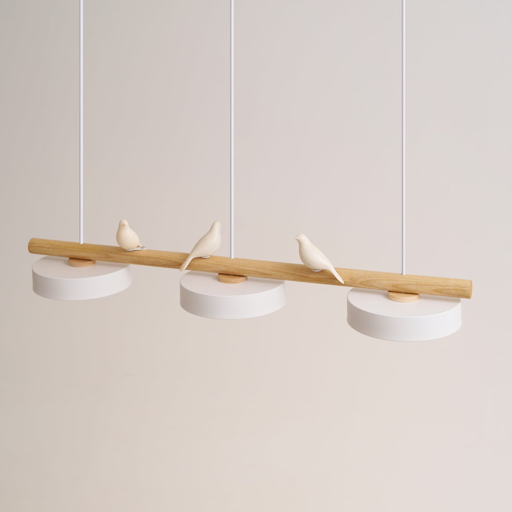Metal Pendant Light Perched Birds LED View 14