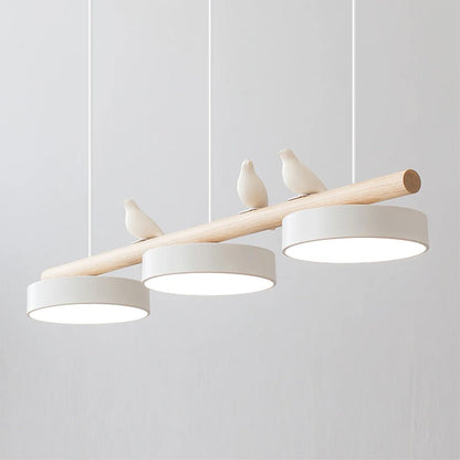 Metal Pendant Light Perched Birds LED View 16