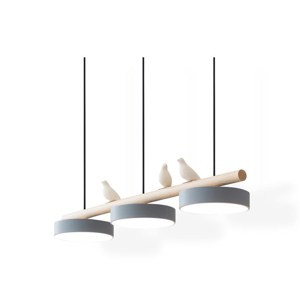 Metal Pendant Light Perched Birds LED View 25