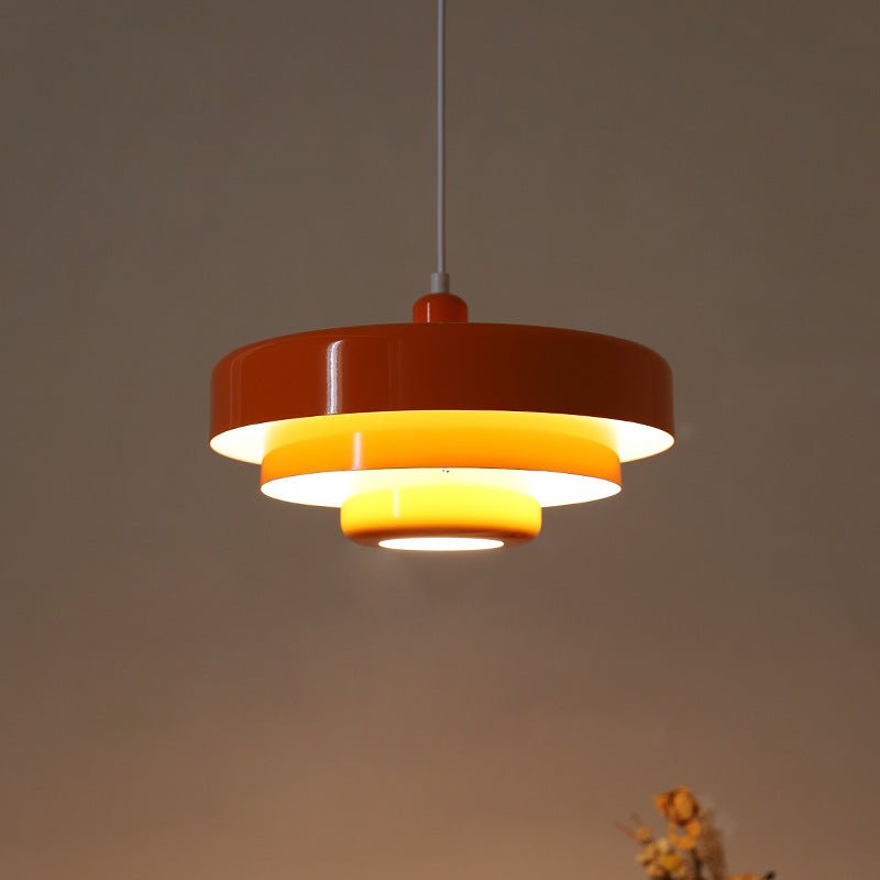 Mid-century Single Head Bauhaus Iron Pendant Lamp Angle