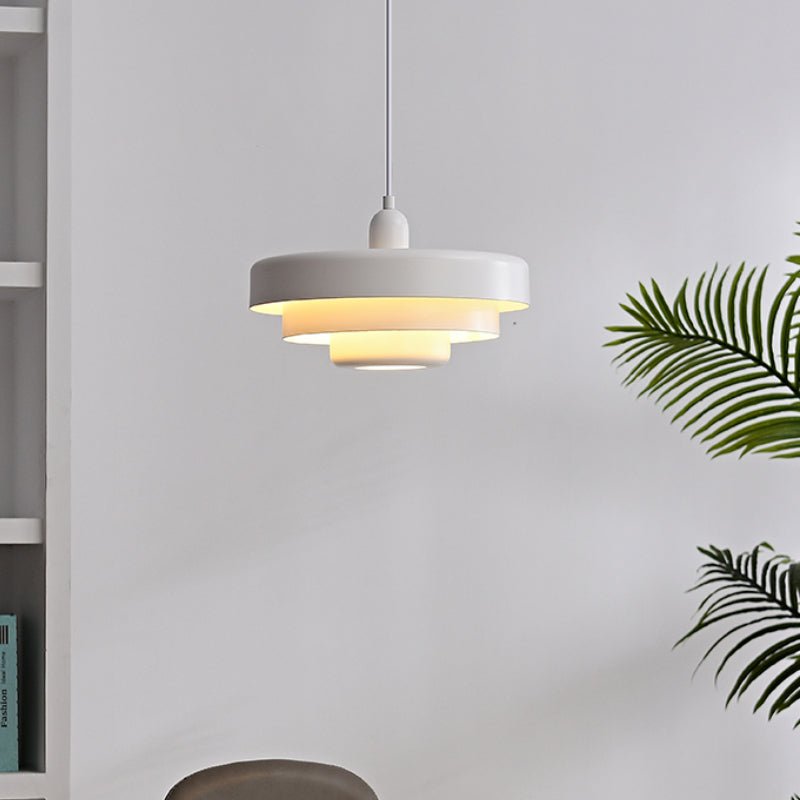 Mid-century Single Head Bauhaus Iron Pendant Lamp Front