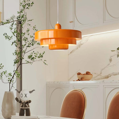 Mid-century Single Head Bauhaus Iron Pendant Lamp Lifestyle