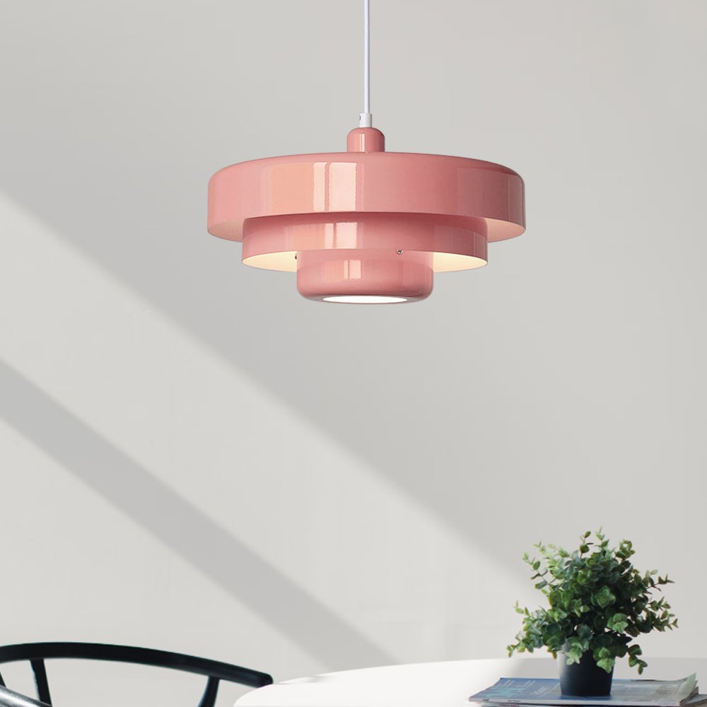 Mid-century Single Head Bauhaus Iron Pendant Lamp View 15