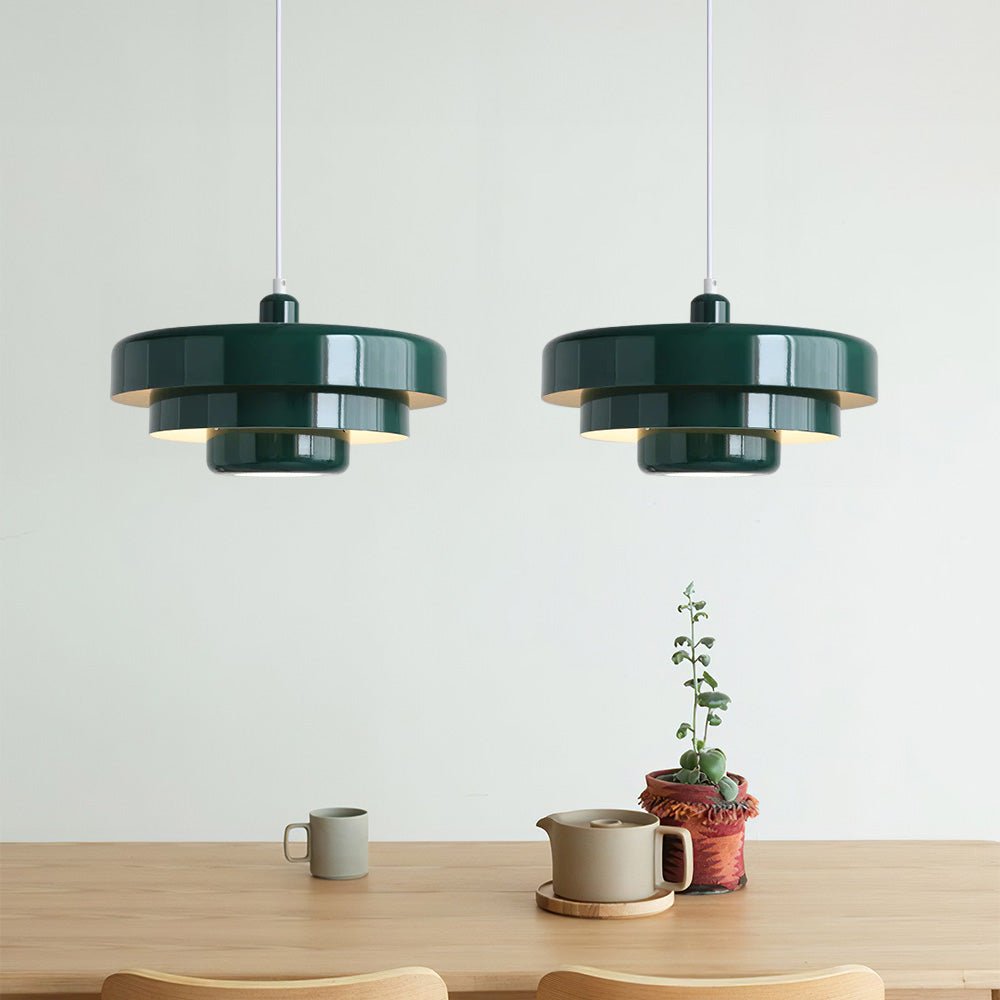 Mid-century Single Head Bauhaus Iron Pendant Lamp View 19