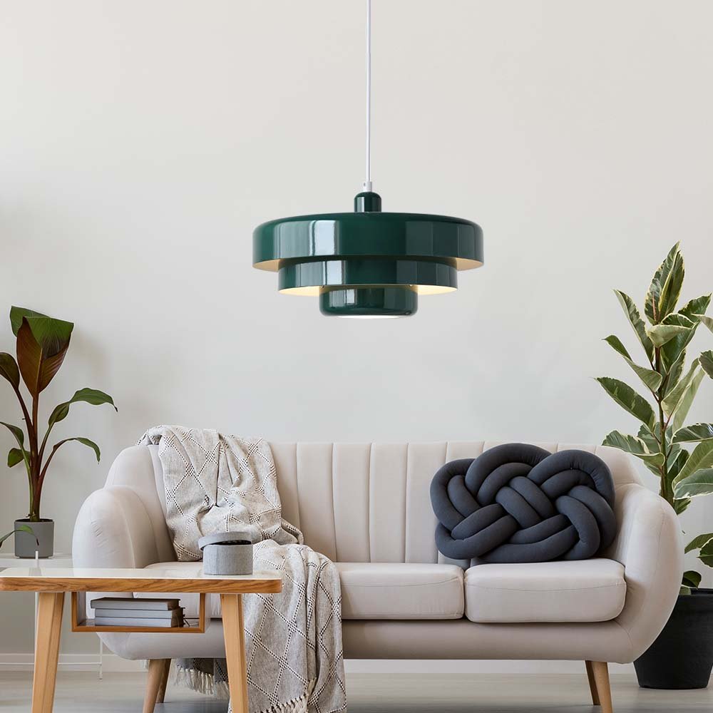 Mid-century Single Head Bauhaus Iron Pendant Lamp View 22