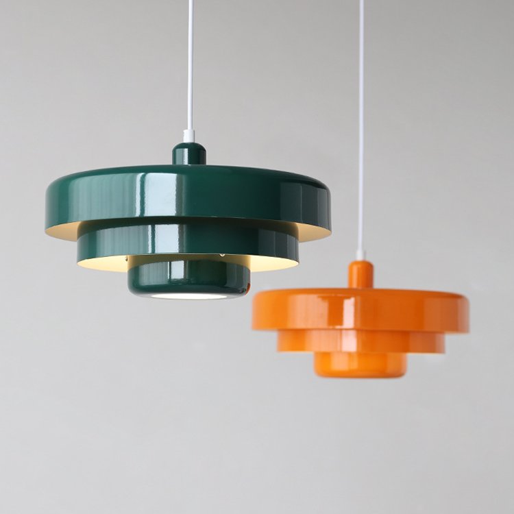 Mid-century Single Head Bauhaus Iron Pendant Lamp View 24