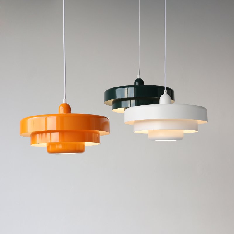 Mid-century Single Head Bauhaus Iron Pendant Lamp View 26