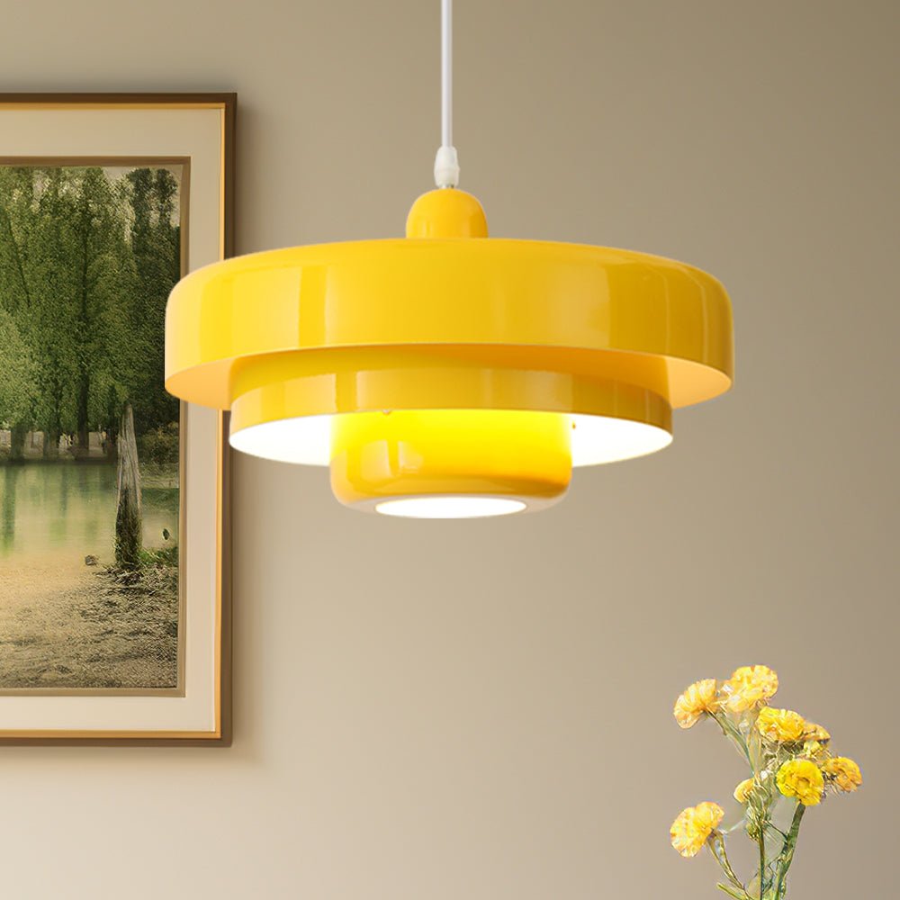 Mid-century Single Head Bauhaus Iron Pendant Lamp View 28