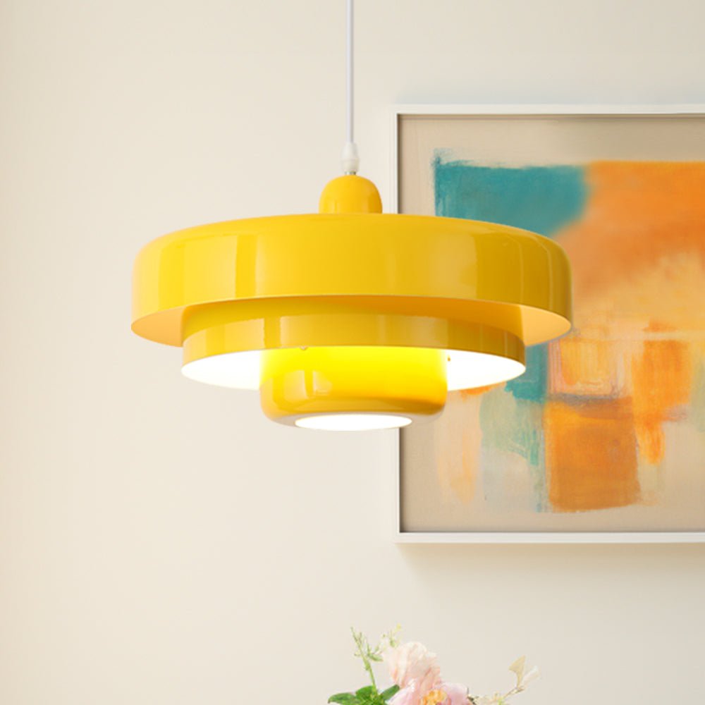 Mid-century Single Head Bauhaus Iron Pendant Lamp View 29