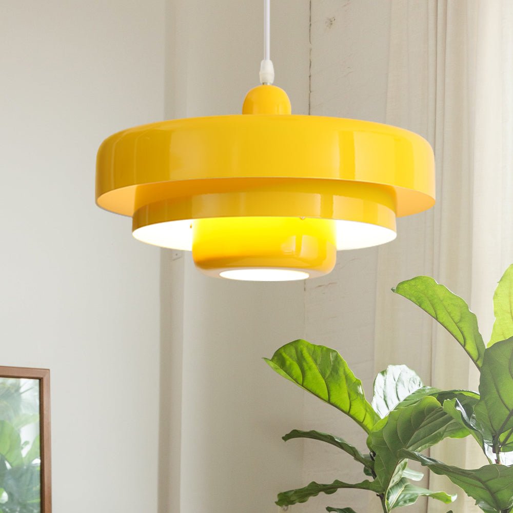 Mid-century Single Head Bauhaus Iron Pendant Lamp View 30
