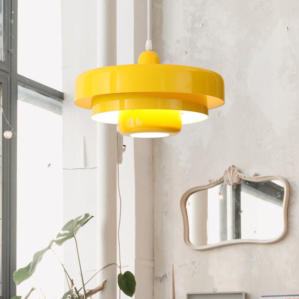 Mid-century Single Head Bauhaus Iron Pendant Lamp View 31