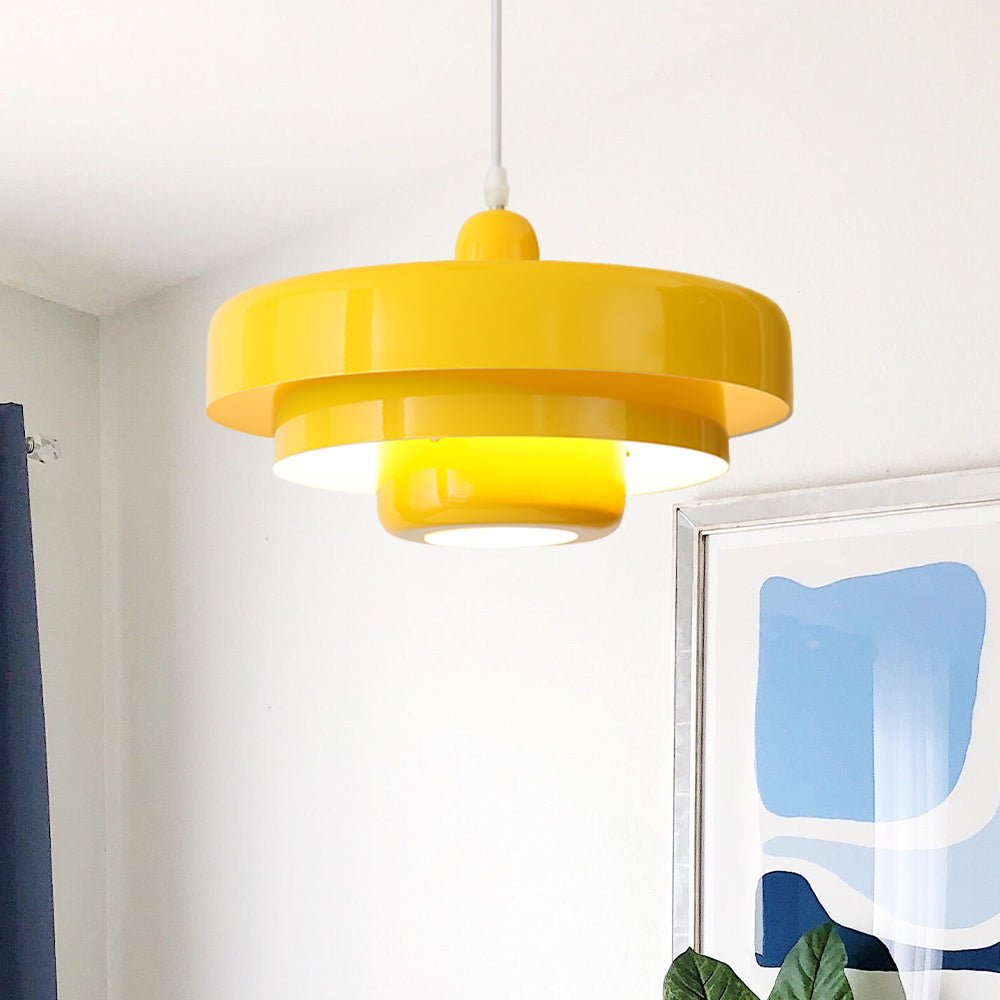 Mid-century Single Head Bauhaus Iron Pendant Lamp View 32