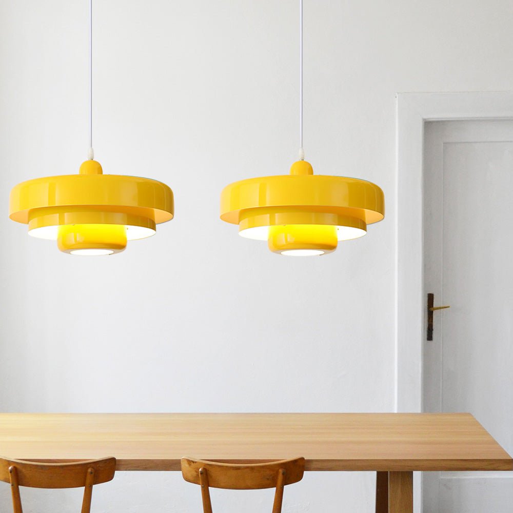 Mid-century Single Head Bauhaus Iron Pendant Lamp View 33