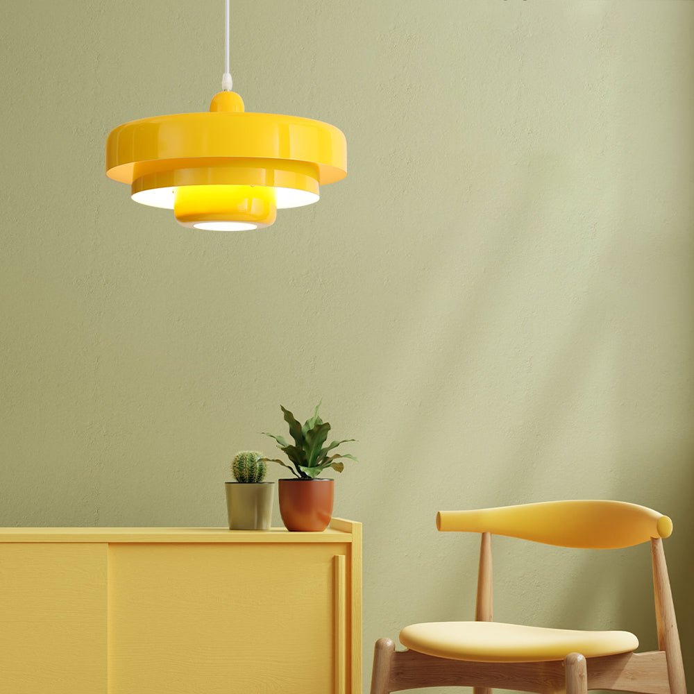 Mid-century Single Head Bauhaus Iron Pendant Lamp View 35