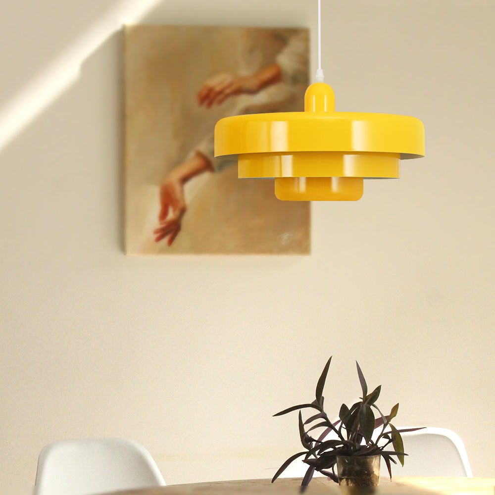 Mid-century Single Head Bauhaus Iron Pendant Lamp View 36